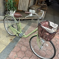26インチ　シティーバイク　オートライト付の画像