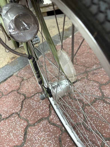 26インチ　シティーバイク　オートライト付