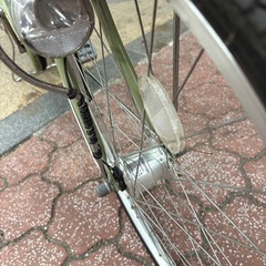26インチ　シティーバイク　オートライト付の画像