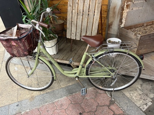 26インチ　シティーバイク　オートライト付