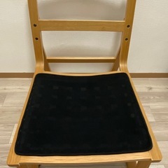 無印良品 リビングでもダイニングでも使えるテーブル1台 チェア1脚 2点セットの画像