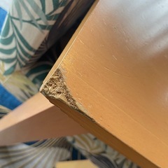 （受け渡し決定）30センチ伸ばせる　ダイニングテーブル と　IKEA　椅子4脚付の画像