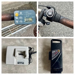 【しっかり整備済み】電動アシスト自転車パナソニックViVi赤色の画像