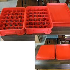 昭和レトロ サッポロビール リボンシトロン リボンナポリン 蓋付き 専用グラスケース 2箱セット ケースのみ オブジェ 札幌市 新道東店の画像