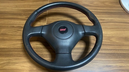 インプレッサWRX STI 純正ステアリング【GDB E型】
