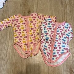 女の子用　秋冬肌着6枚セットの画像