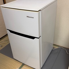 無料 ハイセンス２ドア冷凍冷蔵庫 単身用【お話中】の画像