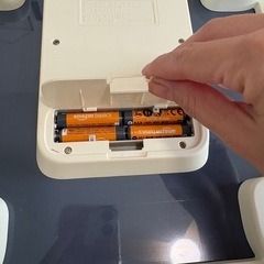 ★一見美品ですが訳ありです！！ OMRON オムロン カラダスキャン 体重計 HBF-224 ダークブルー 体脂肪計 体組成計 ヘルスメーターの画像