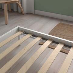 ダブルベッド　マットレス等　セット　IKEA VEVELSTAD　の画像