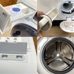 【展示品】定価26万→7万　2023年製AQUAドラム式洗濯機　洗剤自動ヒートポンプ　配達無料の画像