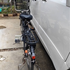 【パナソニック】電動自転車  20インチ チャイルドシート前後対応の画像
