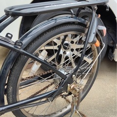 【パナソニック】電動自転車  20インチ チャイルドシート前後対応の画像