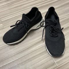 厚底スニーカー(ブラック) の画像