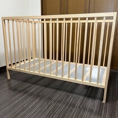  ベビーベッド＋マットレスセット　IKEA SINGLARの画像