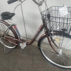 １０J121　ホームサイクル２６サイズ　オートライト付き　★自転車専門店の中古車です★　【消費税込み・防犯登録６００円込みの画像