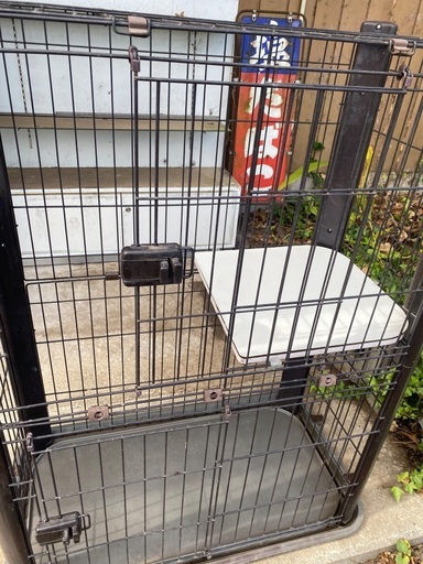 新品未使用ですが放置の為汚れありペットゲージ猫
