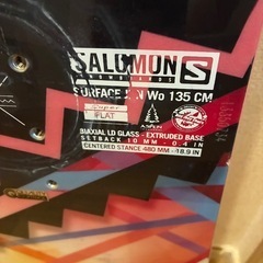 🏂SALOMON SURFACE 135cmの画像