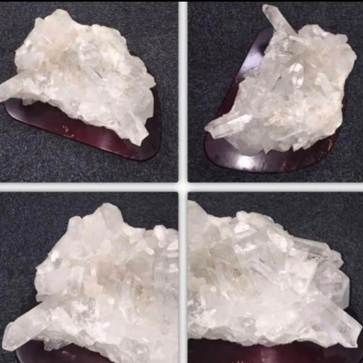 ?水晶原石（台座付）発送可能！