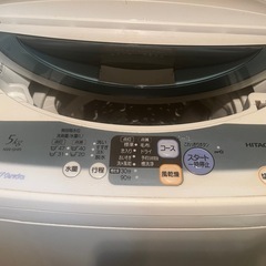 HITACHI 洗濯機5kg 2008年製の画像