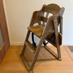 澤田木工所 子供用ハイチェアの画像