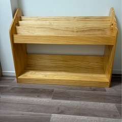 【無料】木製ラック（本棚・収納棚）お譲りします📚✨ の画像