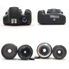 【全国送料無料】 Canon EOS Kiss X80✨カメラバッグ付き Wi-Fi転送 手振れ補正付き 高画質 ダブルレンズセット ズームセット✨ 届いたらすぐに使えます✨ キャノンの画像