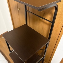 【10/19まで無料】棚　キャスター付き の画像
