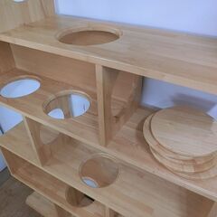 NYAND ねこ家具　CAVE SHELF-R-右向きの画像