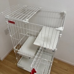お話し中ペット用ケージの画像