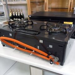 パロマ LPガステーブル 2022年製 幅59cm 水無し片面焼き ガスコンロ 左強火 PA-S45B-L 札幌市東区 新道東店の画像