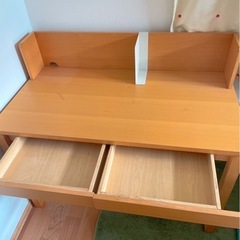お値下げ中！無印良品デスクの画像