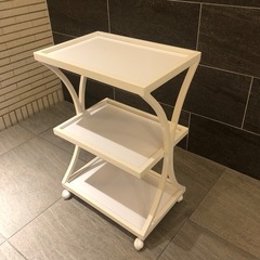 収納カート ビューティーカー トロリー 美容用トロリー フラットワゴン　3段の画像