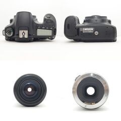 【全国送料無料】 Canon EOS Kiss 60D✨ ショット数わずか!! カメラバッグ付き✨ スマホ転送OK 近くも遠くも撮れる万能レンズ付き ハイアマチュア機 レンズセット ズームセット✨ 届いたらすぐに使えます✨ キヤノン キャノンの画像