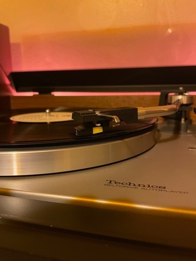 Technics SC-170 動作品　レコード、カセットベルト交換済み　レコード針使用頻度低いテクニクス。本体のみスピーカー無し。