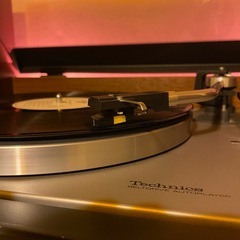 Technics SC-170 動作品　レコード、カセットベルト交換済み　レコード針使用頻度低いテクニクス。本体のみスピーカー無し。の画像
