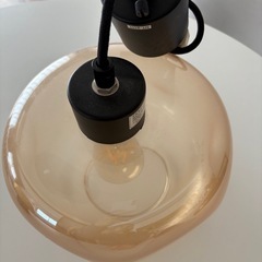 ニトリ ペンダントライト VITRO 電球付きの画像