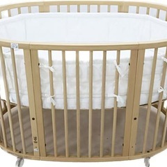 【中古】STOKKE スリーピーベッド ⭐︎付属品多数⭐︎の画像