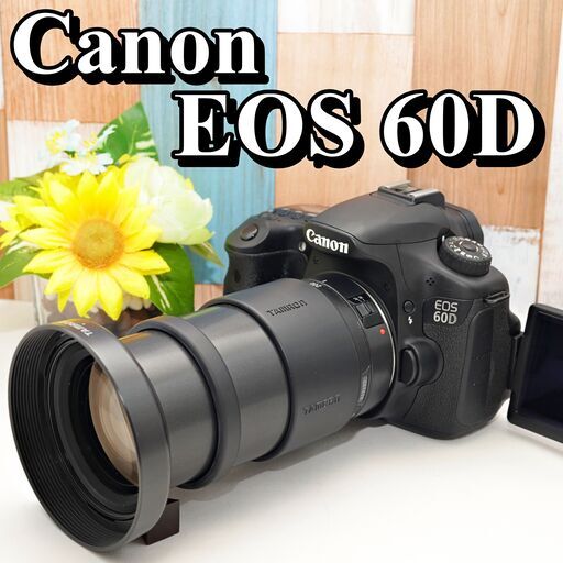 ✨スポーツ・紅葉撮影に最適！✨スマホ転送✨Canon EOS 60D Wレンズ