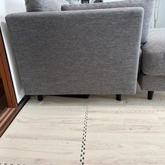 ニトリソファ(オットマンつき)の画像