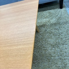 無印良品　フラットヒーターこたつテーブル　2014年製　天板フチ補修、他キズありの画像