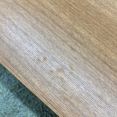 無印良品　フラットヒーターこたつテーブル　2014年製　天板フチ補修、他キズありの画像