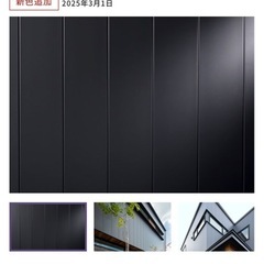 鉄板サイディング 外壁の画像