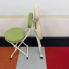 折りたたみチェア(グリーン)の画像