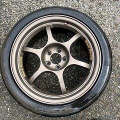 BLACK RZCING ホイールセット　ピレリーPZERO　PCD100　17Ｘ7.5ｊ　カルディナ（レガシーの画像
