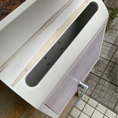 金属製、収納ラック、商品棚4段&郵便受け【お話中】の画像