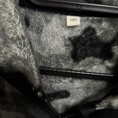 フリース 迷彩柄 カモフラ 160の画像