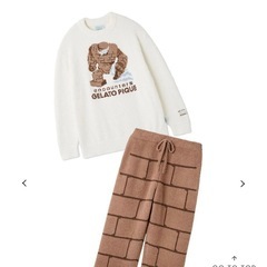 サイズM ドラゴンクエスト　ジェラピケ　ドラクエ　ゴーレム　セットアップの画像