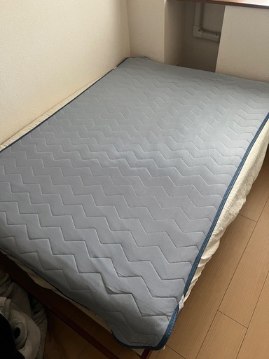 【値下げ対応します！】ニトリ　ダブルベッド　すのこフレーム付き