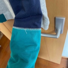 マルチカラー　カラーブロック　切り替え　パーカー　5XLの画像