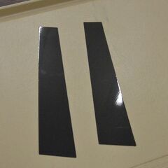 ピラーガーニッシュ スカイライン(V37用) プラスチックバイザー装着車用　左側のみの画像